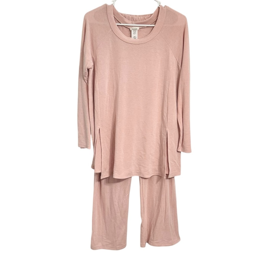 Jacaranda Pink Lounge Pajama Set Sleepwear L - Picture 2 of 12